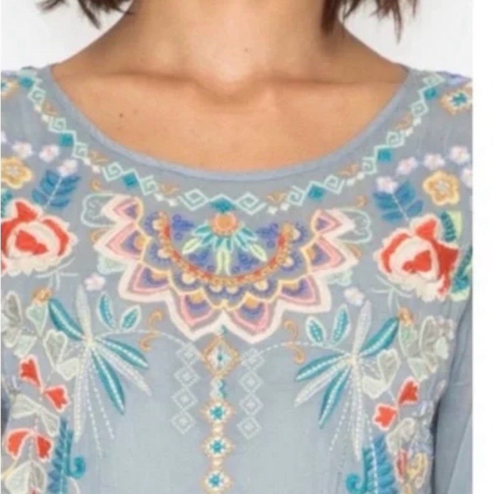 Johnny Was Embroidered Tunic - Picture 2 of 6